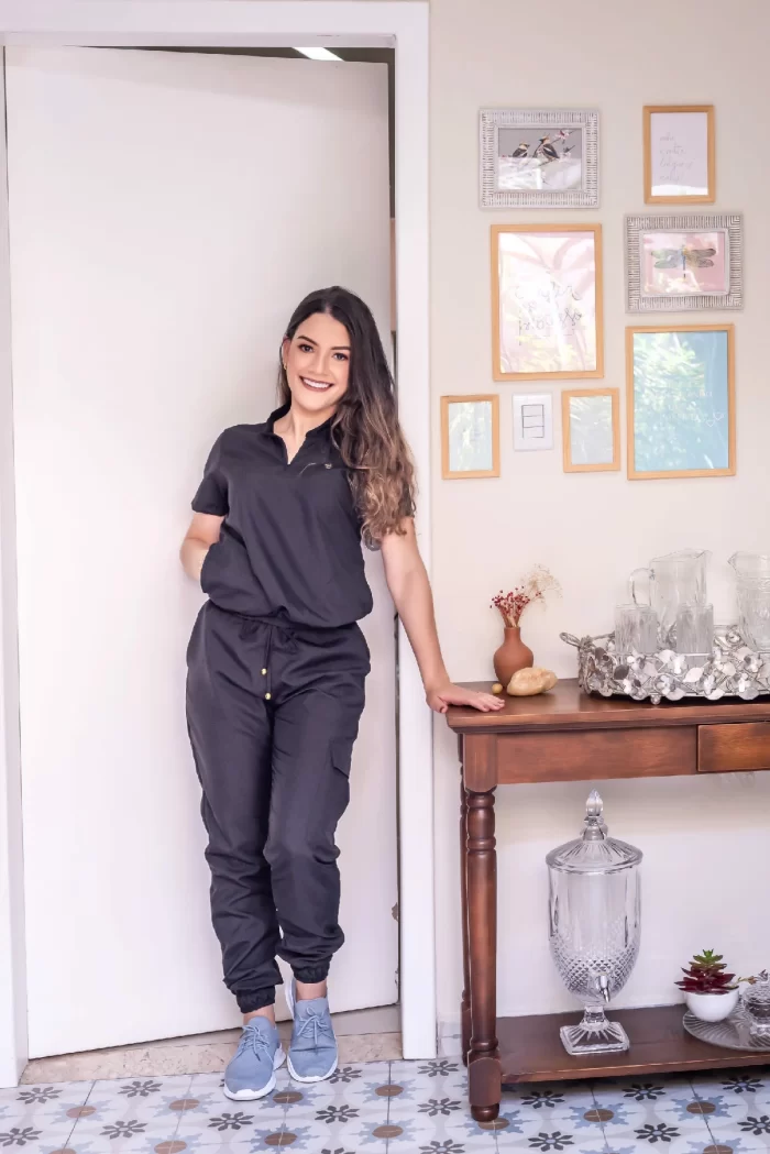 Pijama Modelo Carol em Oxfordine